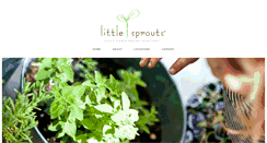 Desktop Screenshot of littlesprouts.co